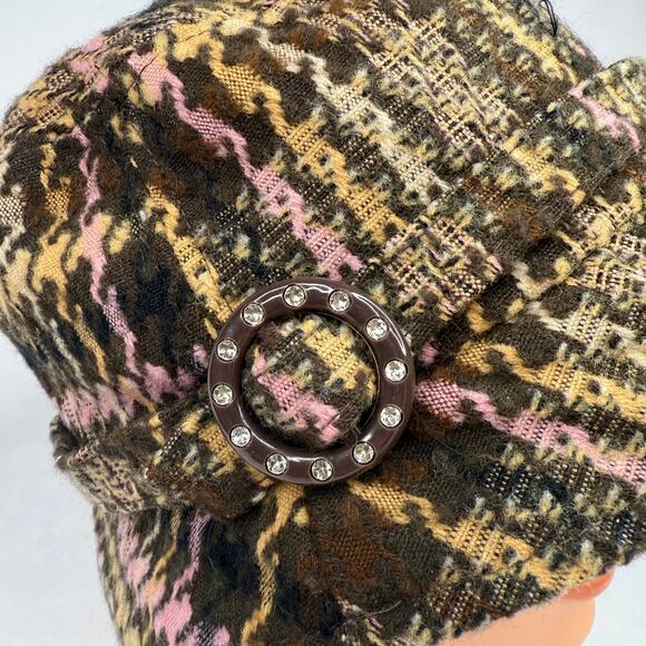 Collectioneighteen Houndstooth Y2K Bucket Hat - Picture 2 of 8